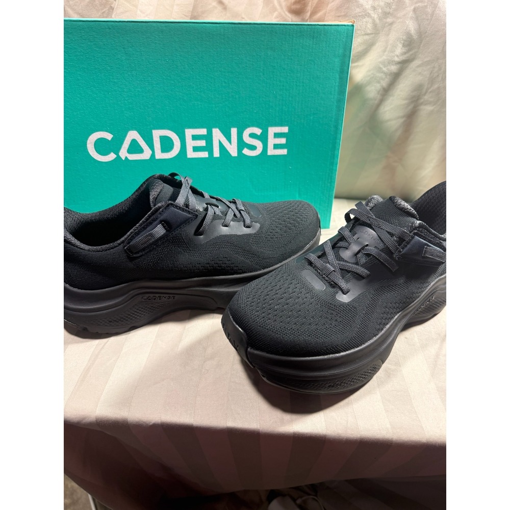 Cadense Original Adaptive Sneakers Womens 9 All Black SHORWR9ABK Running Shoes - Picture 3 of 7